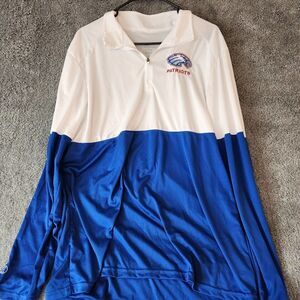 New England Patriots 1/4 Zip Pull Over Holloway Dry Excel  Shirt Mens Size XL